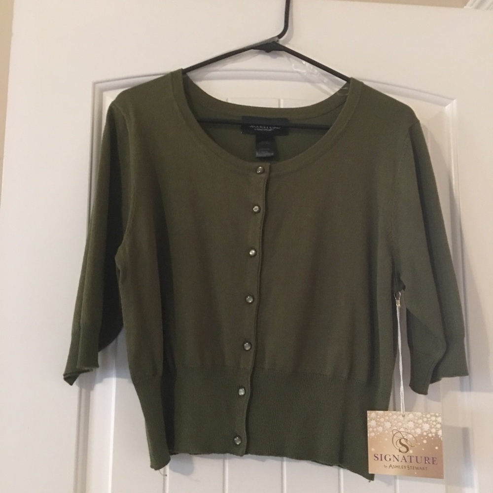 Cropped cardigan